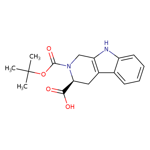 OC(=O)[C@@H]1Cc2c(CN1C(=O)OC(C)(C)C)[nH]c1c2cccc1