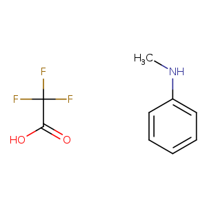 OC(=O)C(F)(F)F.CNc1ccccc1
