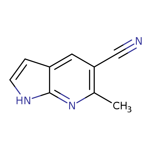 N#Cc1cc2cc[nH]c2nc1C