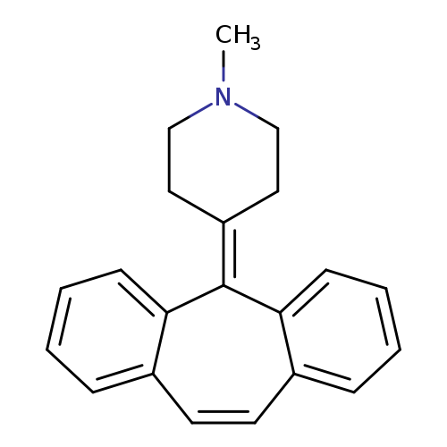 CN1CCC(=C2c3ccccc3C=Cc3c2cccc3)CC1