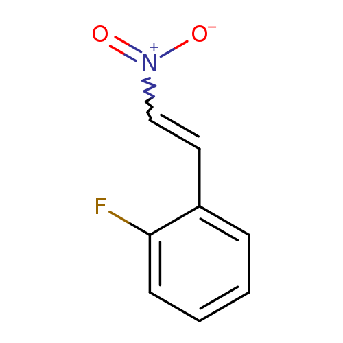 [O-][N+](=O)C=Cc1ccccc1F