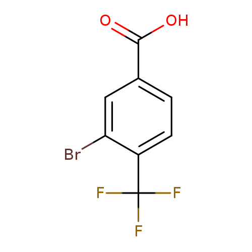 OC(=O)c1ccc(c(c1)Br)C(F)(F)F