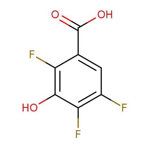 OC(=O)c1cc(F)c(c(c1F)O)F