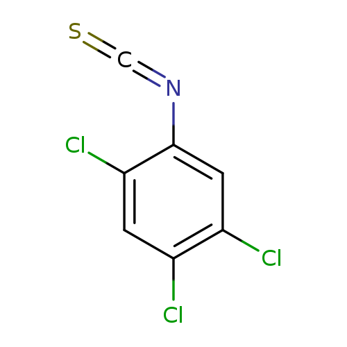 S=C=Nc1cc(Cl)c(cc1Cl)Cl