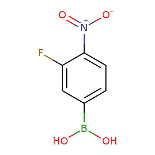 OB(c1ccc(c(c1)F)[N+](=O)[O-])O