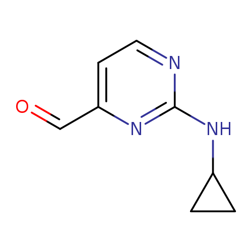 O=Cc1ccnc(n1)NC1CC1