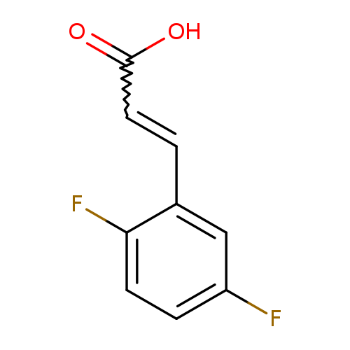 OC(=O)C=Cc1cc(F)ccc1F
