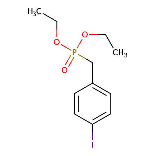 CCOP(=O)(Cc1ccc(cc1)I)OCC