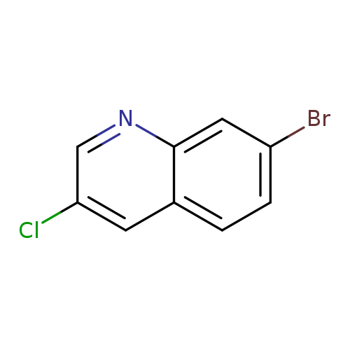 Brc1ccc2c(c1)ncc(c2)Cl