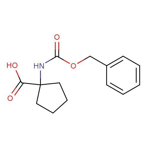 O=C(NC1(CCCC1)C(=O)O)OCc1ccccc1