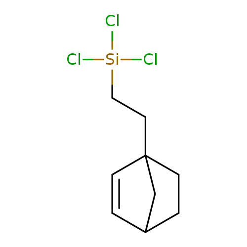 Cl[Si](CCC12CCC(C2)C=C1)(Cl)Cl