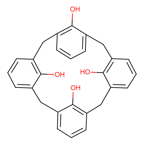 Oc1c2cccc1Cc1cccc(c1O)Cc1c(c(Cc3c(c(C2)ccc3)O)ccc1)O