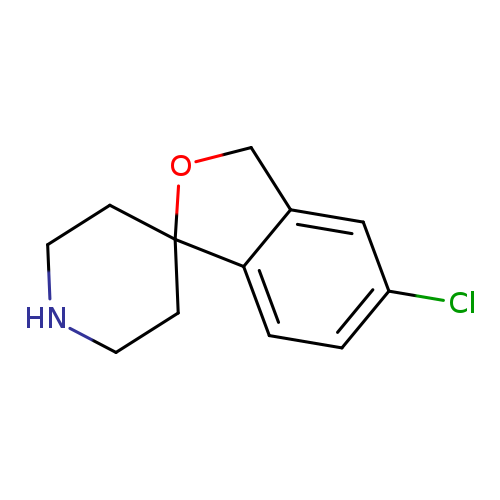 Clc1ccc2c(c1)COC12CCNCC1