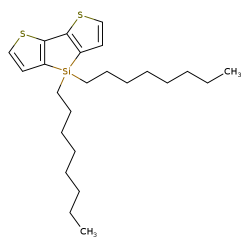 CCCCCCCC[Si]1(CCCCCCCC)c2ccsc2c2c1ccs2