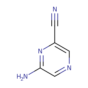 Nc1cncc(n1)C#N
