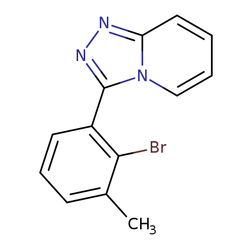 Brc1c(C)cccc1c1nnc2n1cccc2