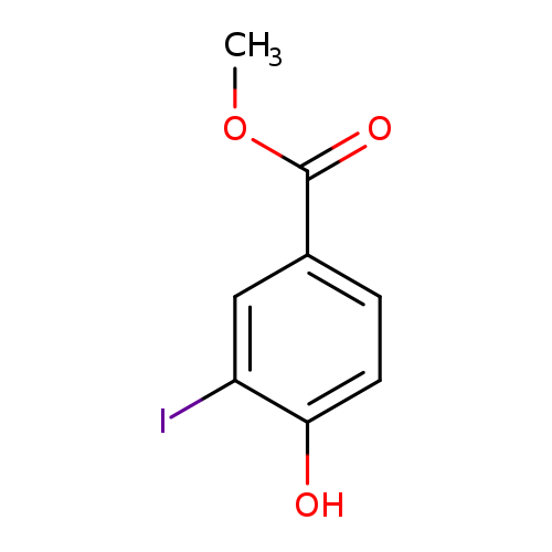 COC(=O)c1ccc(c(c1)I)O