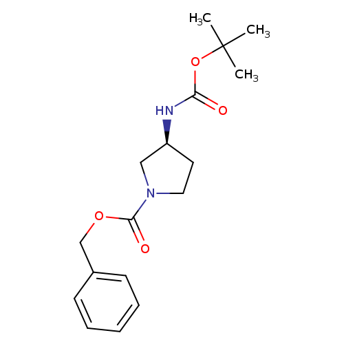 O=C(OC(C)(C)C)N[C@H]1CCN(C1)C(=O)OCc1ccccc1