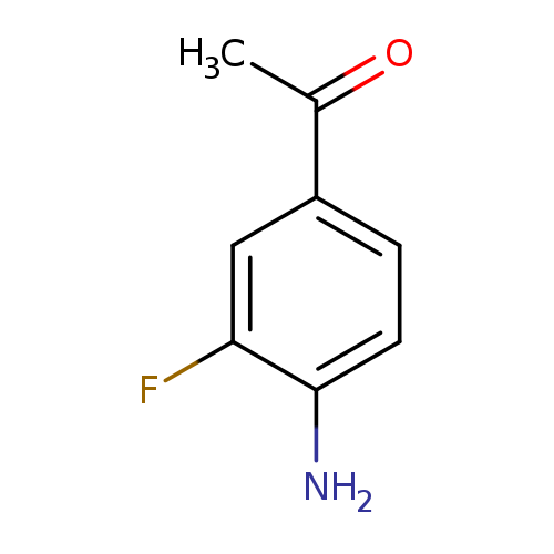 CC(=O)c1ccc(c(c1)F)N