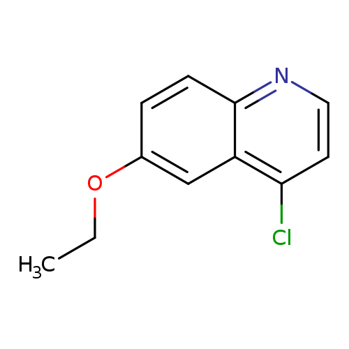 CCOc1ccc2c(c1)c(Cl)ccn2
