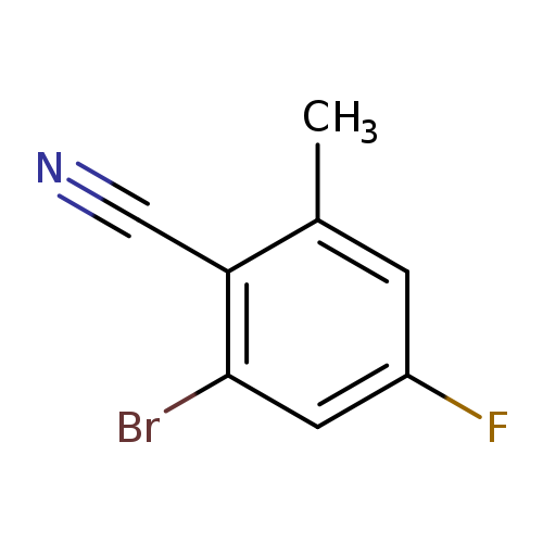 N#Cc1c(C)cc(cc1Br)F