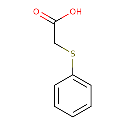 OC(=O)CSc1ccccc1
