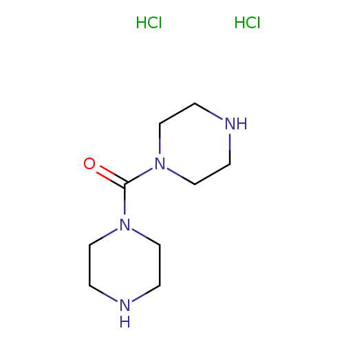 O=C(N1CCNCC1)N1CCNCC1.Cl.Cl