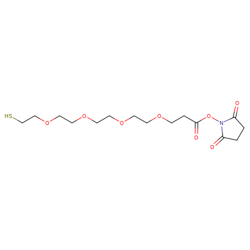 O=C(ON1C(CCC1=O)=O)CCOCCOCCOCCOCCS