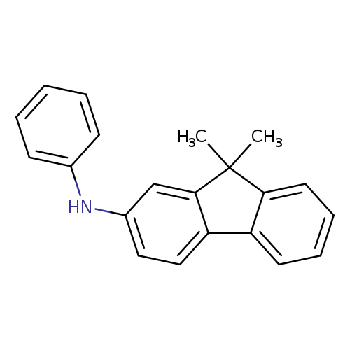 CC1(C)c2cc(ccc2c2c1cccc2)Nc1ccccc1