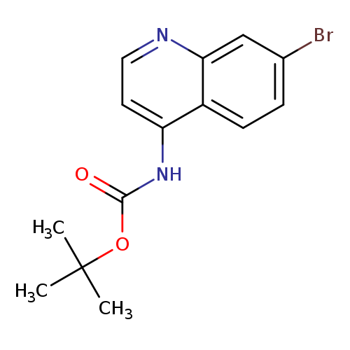 O=C(OC(C)(C)C)Nc1ccnc2c1ccc(c2)Br