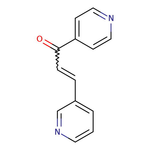 O=C(c1ccncc1)C=Cc1cccnc1