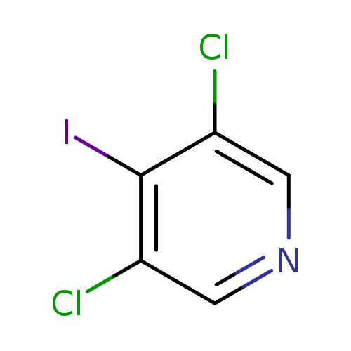 Clc1cncc(c1I)Cl