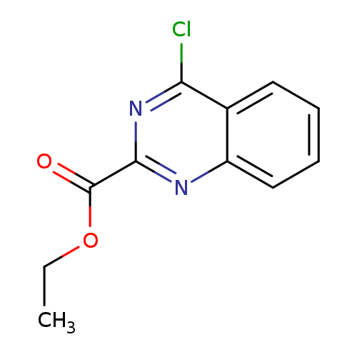 CCOC(=O)c1nc(Cl)c2c(n1)cccc2