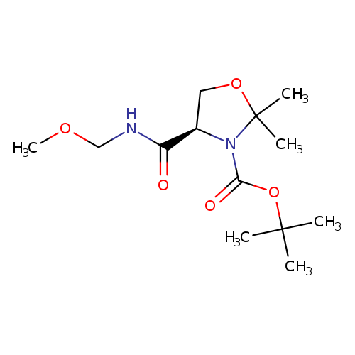 COCNC(=O)[C@H]1COC(N1C(=O)OC(C)(C)C)(C)C