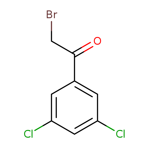 BrCC(=O)c1cc(Cl)cc(c1)Cl