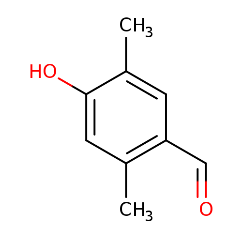 O=Cc1cc(C)c(cc1C)O