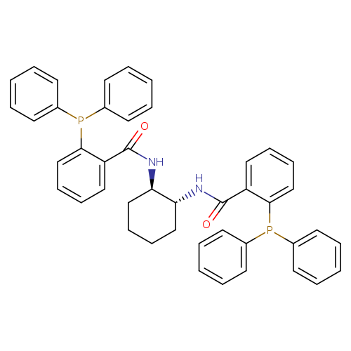 O=C(c1ccccc1P(c1ccccc1)c1ccccc1)N[C@@H]1CCCC[C@H]1NC(=O)c1ccccc1P(c1ccccc1)c1ccccc1