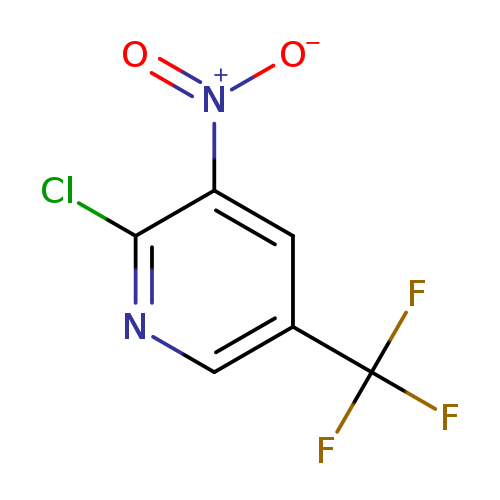 [O-][N+](=O)c1cc(cnc1Cl)C(F)(F)F