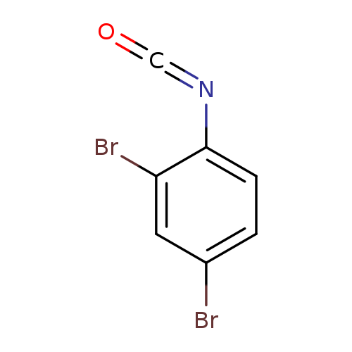 O=C=Nc1ccc(cc1Br)Br