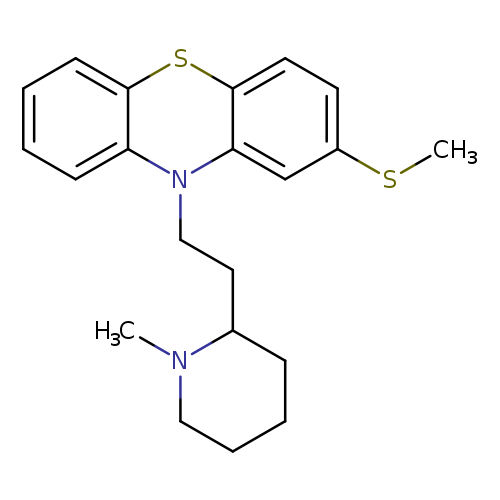 CSc1ccc2c(c1)N(CCC1CCCCN1C)c1c(S2)cccc1