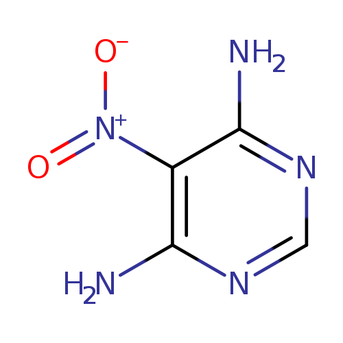 [O-][N+](=O)c1c(N)ncnc1N
