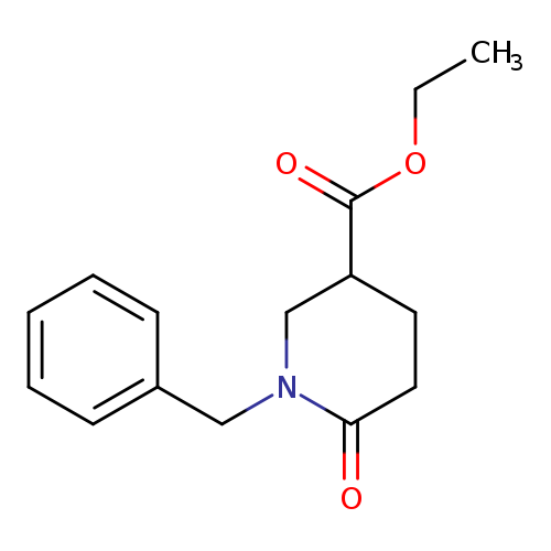 CCOC(=O)C1CCC(=O)N(C1)Cc1ccccc1