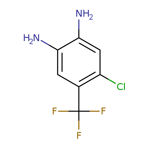 Nc1cc(Cl)c(cc1N)C(F)(F)F