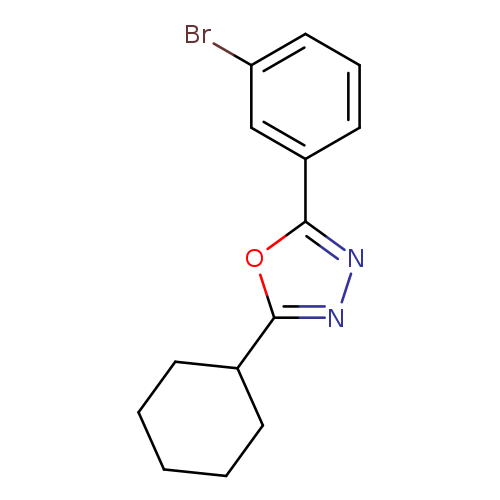 Brc1cccc(c1)c1nnc(o1)C1CCCCC1