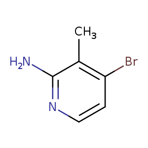 Brc1ccnc(c1C)N