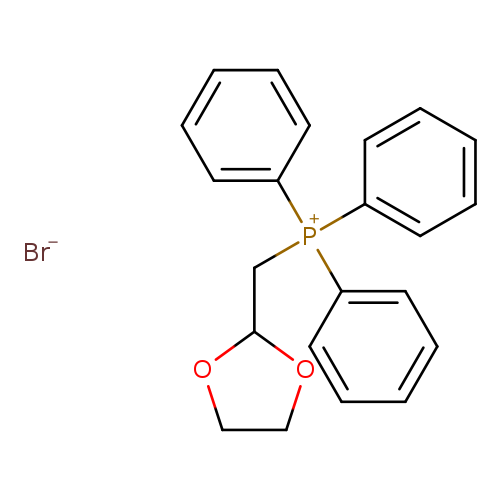 C1COC(O1)C[P+](c1ccccc1)(c1ccccc1)c1ccccc1.[Br-]