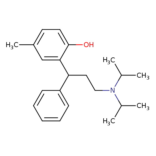 Cc1ccc(c(c1)C(c1ccccc1)CCN(C(C)C)C(C)C)O