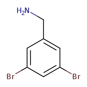 NCc1cc(Br)cc(c1)Br