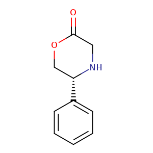 O=C1OC[C@H](NC1)c1ccccc1