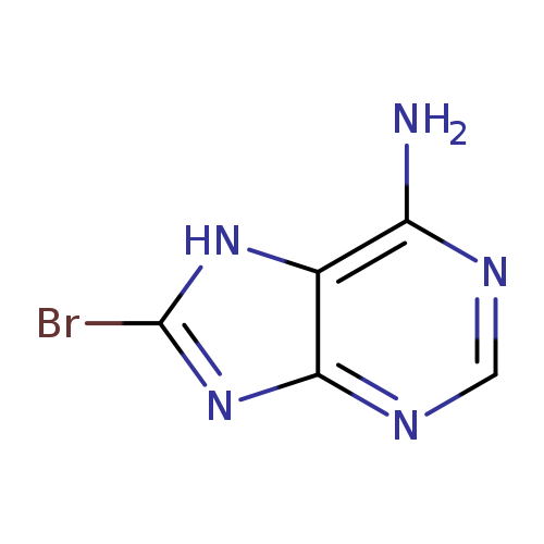 Brc1nc2c([nH]1)c(N)ncn2